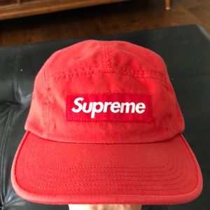 Supreme box logo hat, Red on red